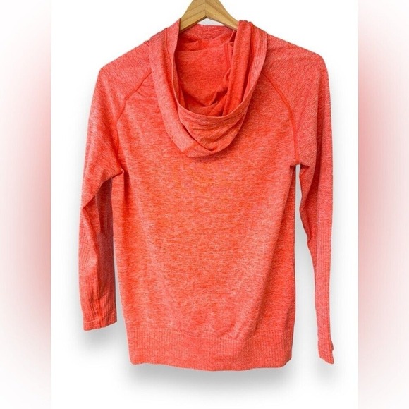 The North Face lightweight hooded top, coral/orange, excellent condition, size M - Picture 2 of 7